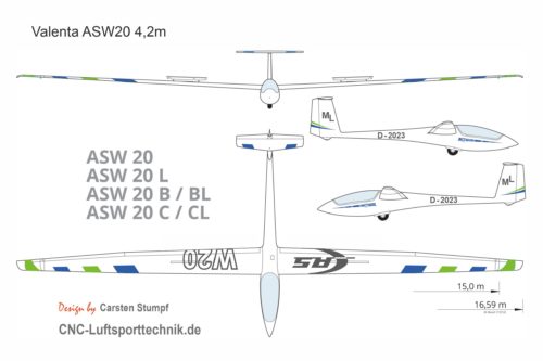 Dekor ASW20 Race Design